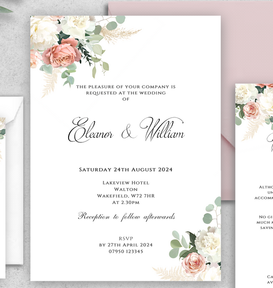 Esme Wedding/Evening Invitations