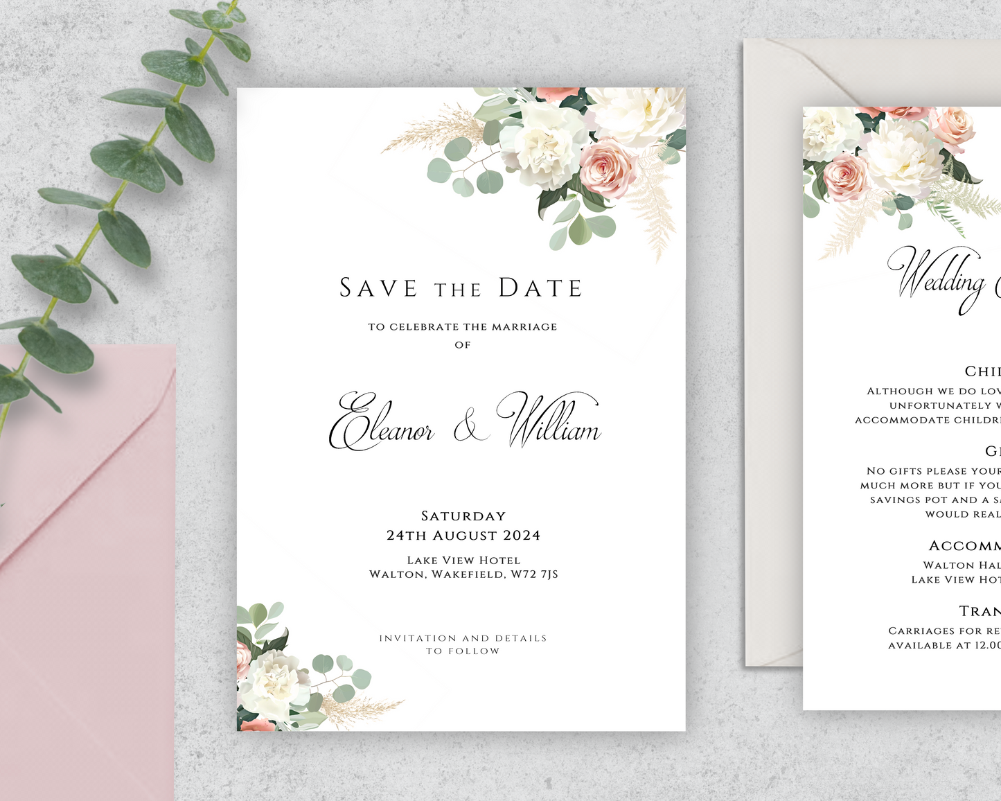Esme Save the Date Cards