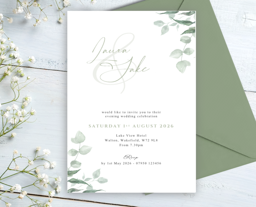 Isla Wedding/Evening Invitations