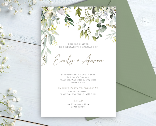 Sophia Wedding/Evening Invitations