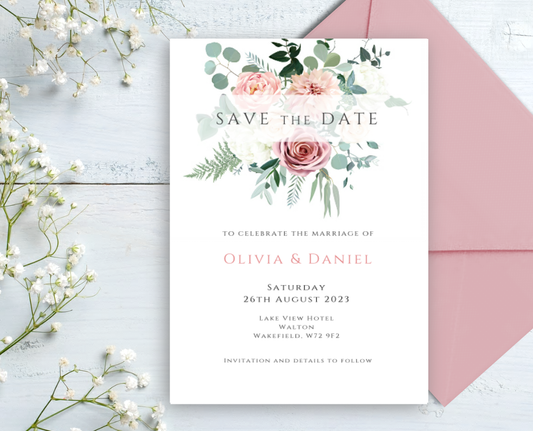Florence Save the Date Cards