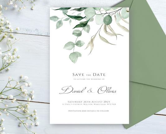 Willow Save the Date Cards