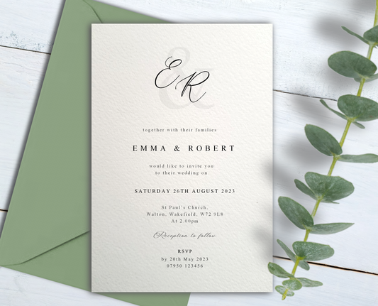 Jessica Wedding/Evening Invitations