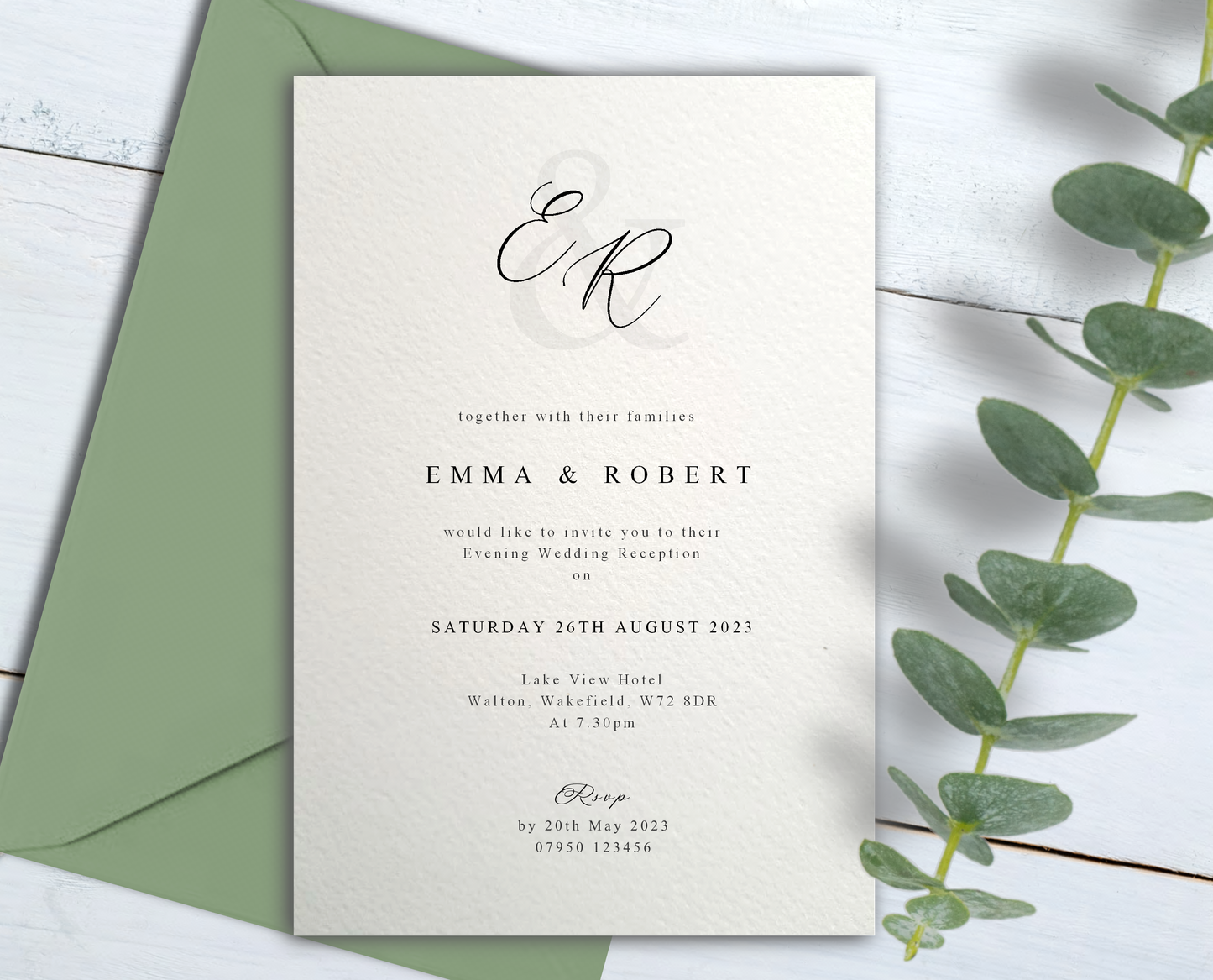 Jessica Wedding/Evening Invitations