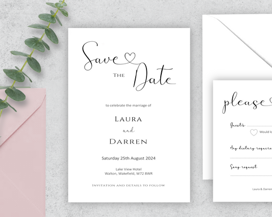 Evely Save the Date Cards