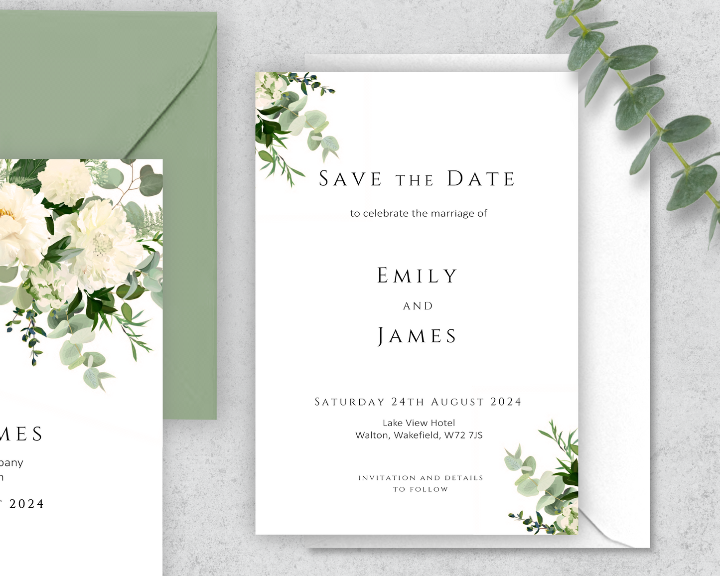 Isabella Save the Date Cards