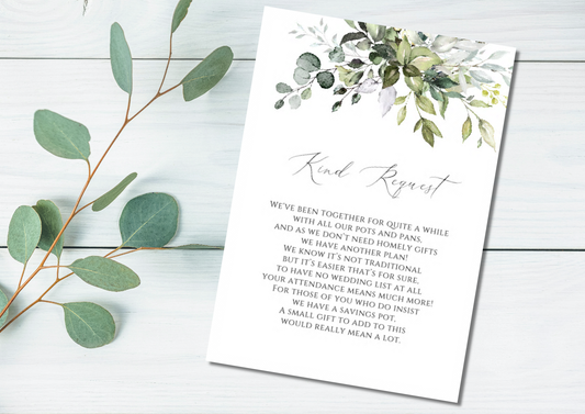 Georgia Kind Request Cards