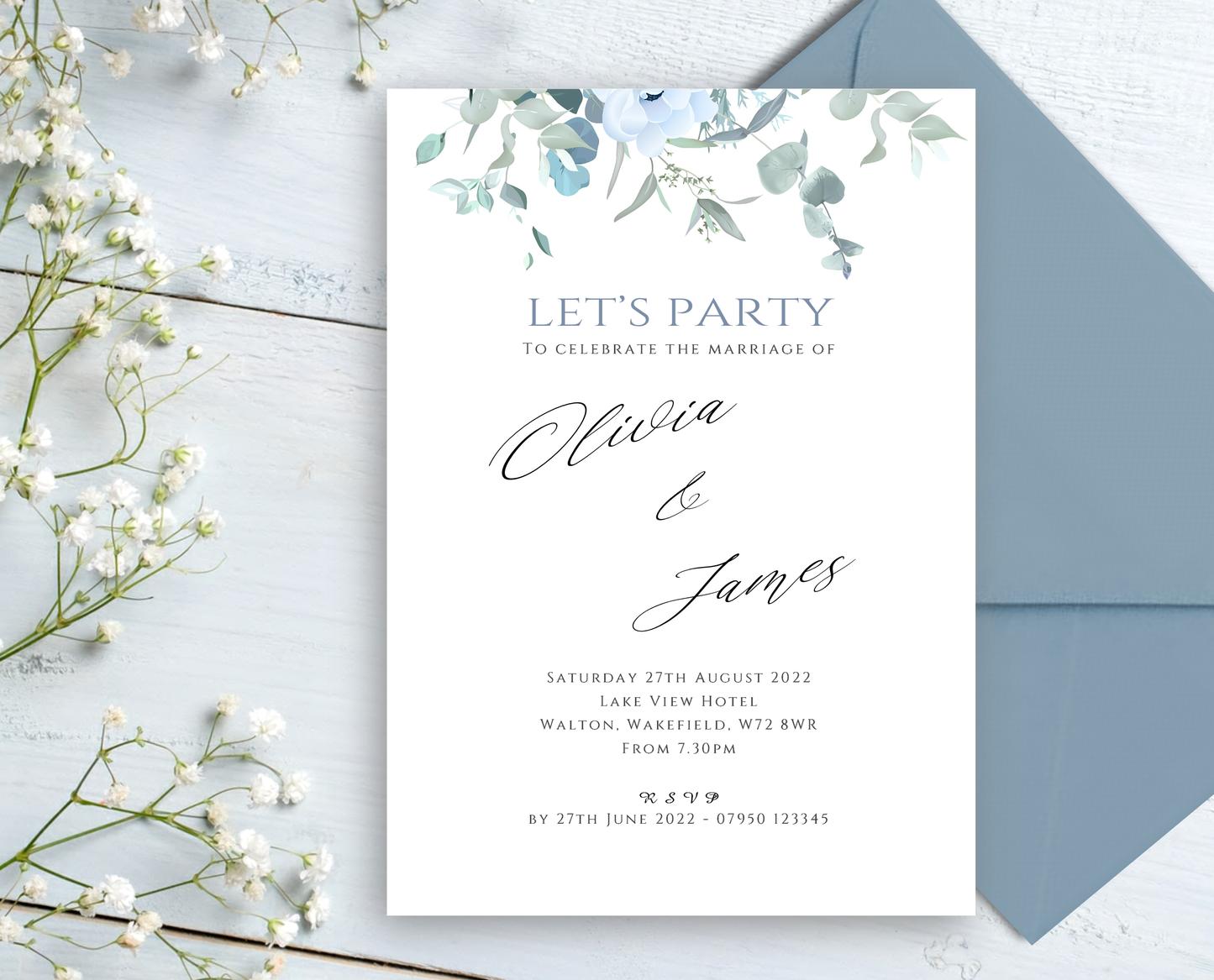 Mia Wedding/Evening Invitations