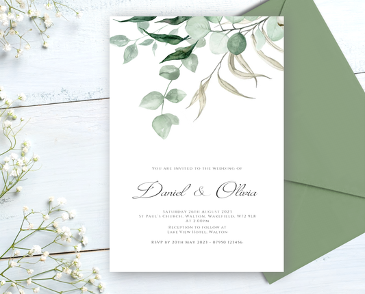 Willow Wedding/Evening Invitations